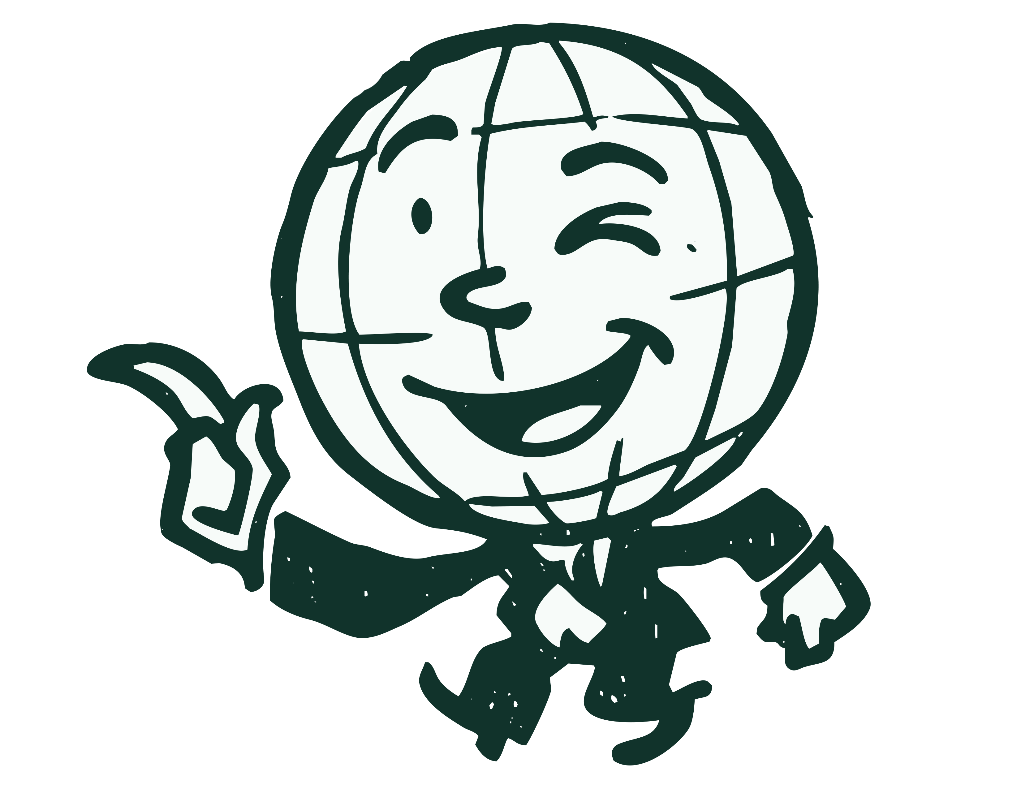 Settle Aviation globe character, ready to go